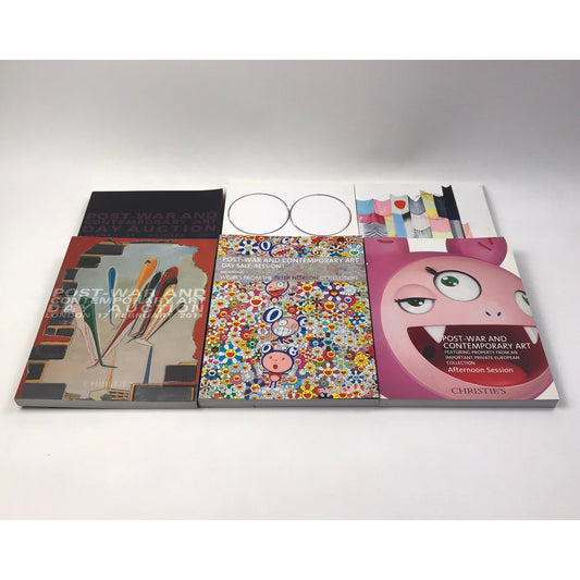 Christies Art Auction Catalogs Lot of 9 Murakami Lichtenstein Contemporary 2011