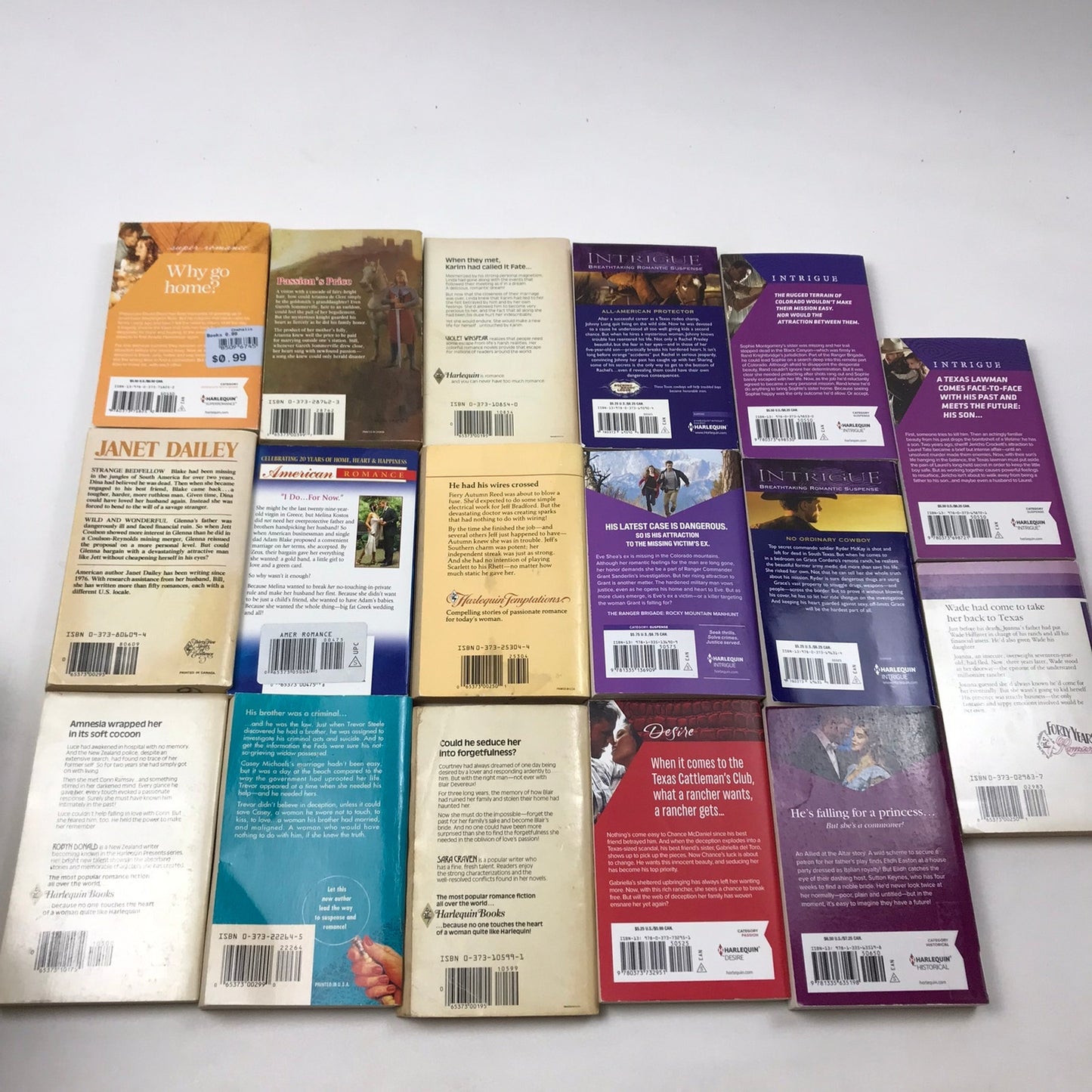 Harlequin Romance Lot of 58 Suspense Contemporary Special Edition Mass Market