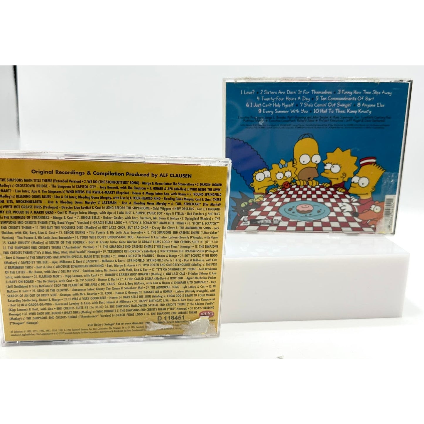 The Simpsons: Songs in the Key of Springfield & The Yellow Album Lot of 2 CDs