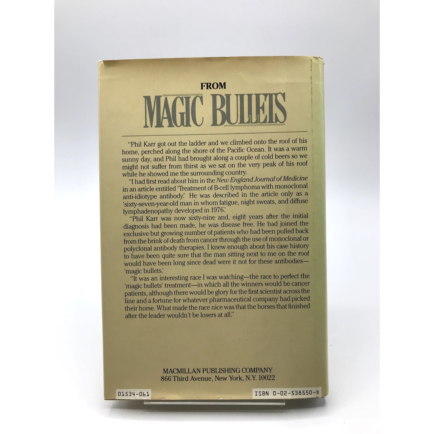 Magic Bullets Grant Fjermedal SIGNED Cancer Therapy Treatment Antibodies 1984
