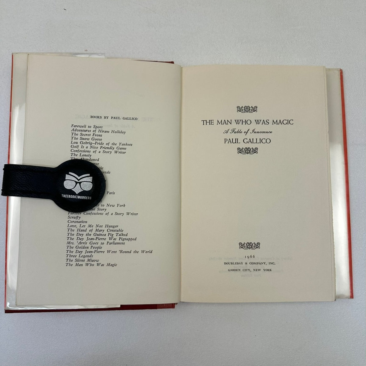 The Man Who Was Magic Paul Gallico 1966 First Edition Fable Doubleday