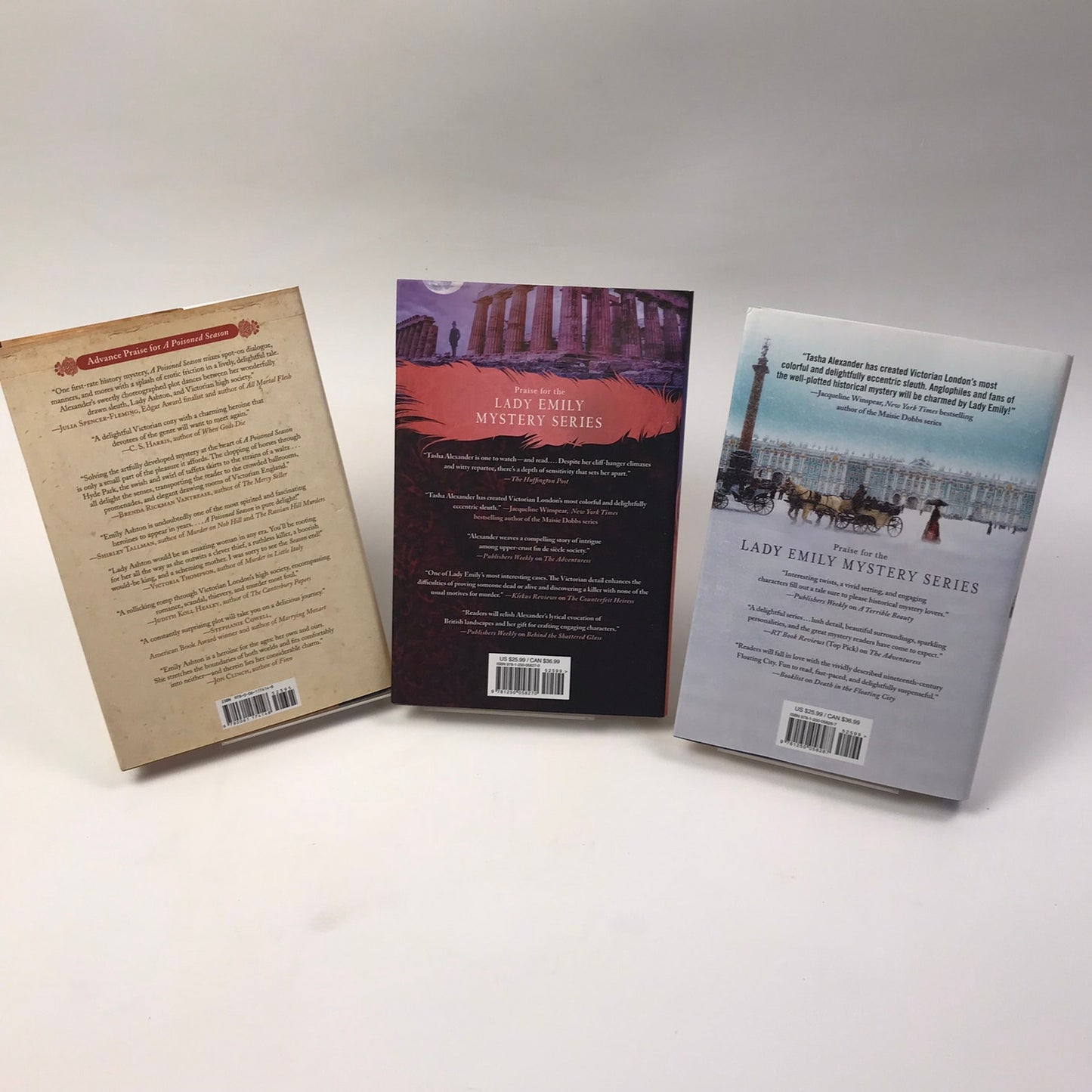 Lady Emily Series Tasha Alexander Lot of 11 Mystery Suspense Victorian Novels