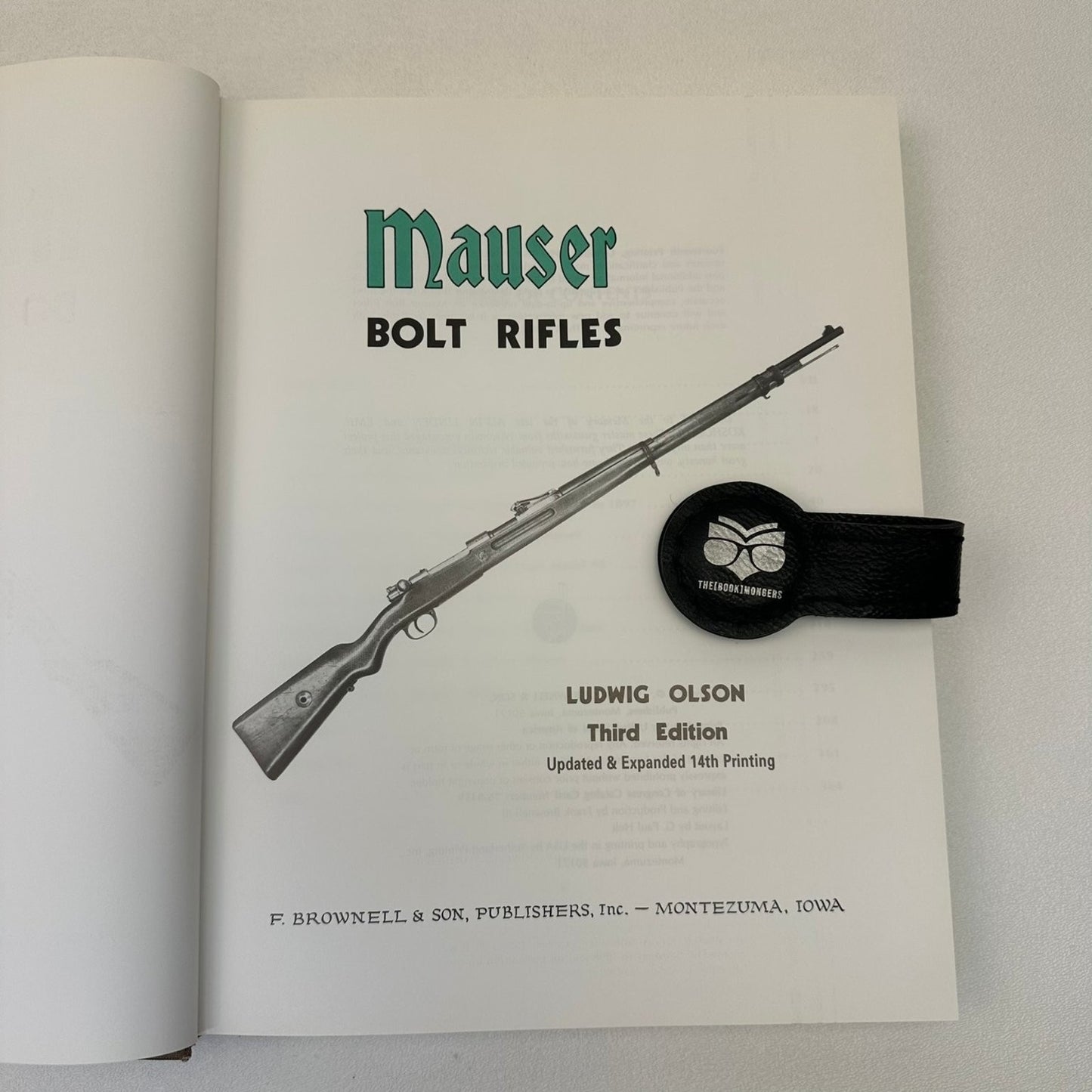 Mauser Bolt Rifles Ludwig Olson 1976 Third Edition Firearms Brownell & Son