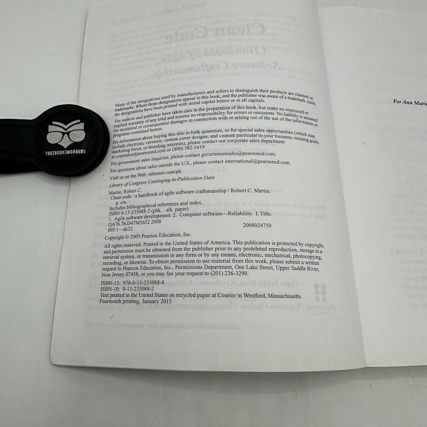 Clean Code Handbook of Agile Software Craftsmanship Robert C Martin Programming