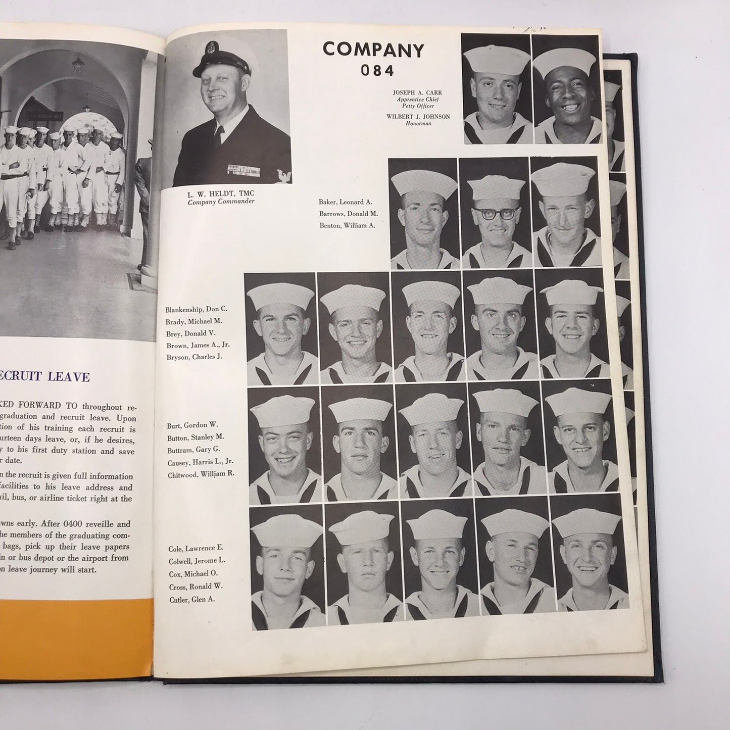 The Anchor U.S Naval Training Center Company 084 San Diego Illustrated Hardcover