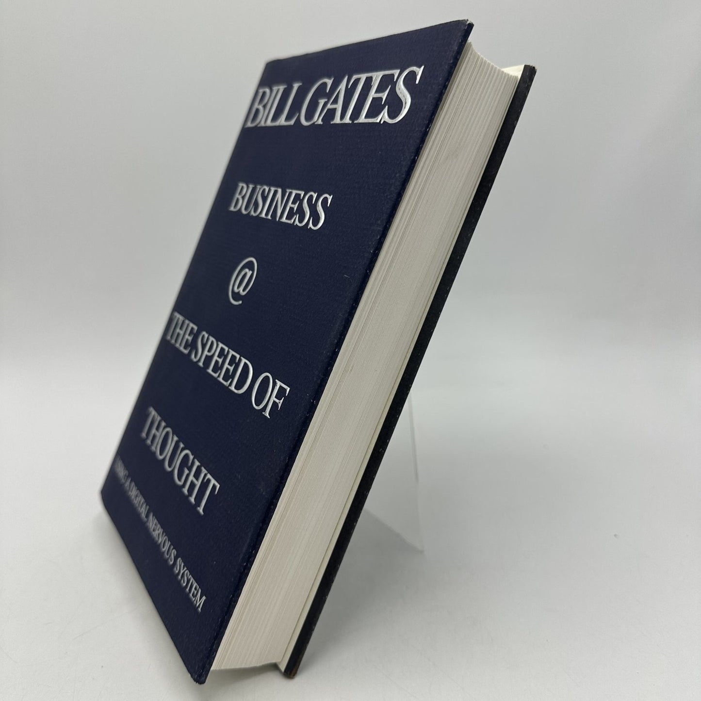 Business @ The Speed of Thought Bill Gates 1999 Signed First Edition Warner