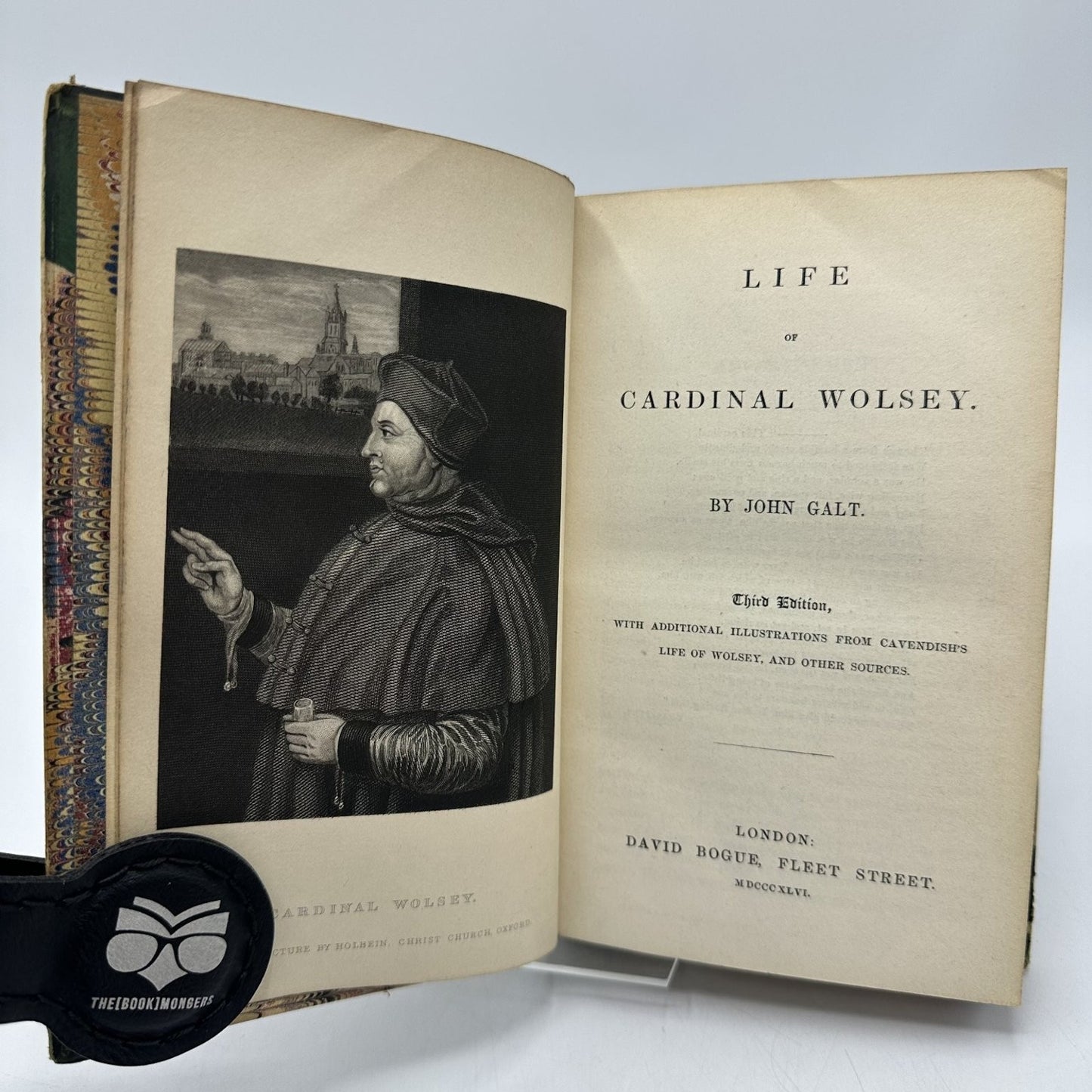 Life of Cardinal Wolsey John Galt 1846 Third Edition Illustrated David Bogue