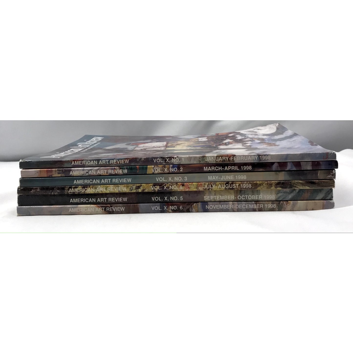 Lot of 6 American Art Review Illustrated Photographic Magazines 1998 Vol. X #1-6