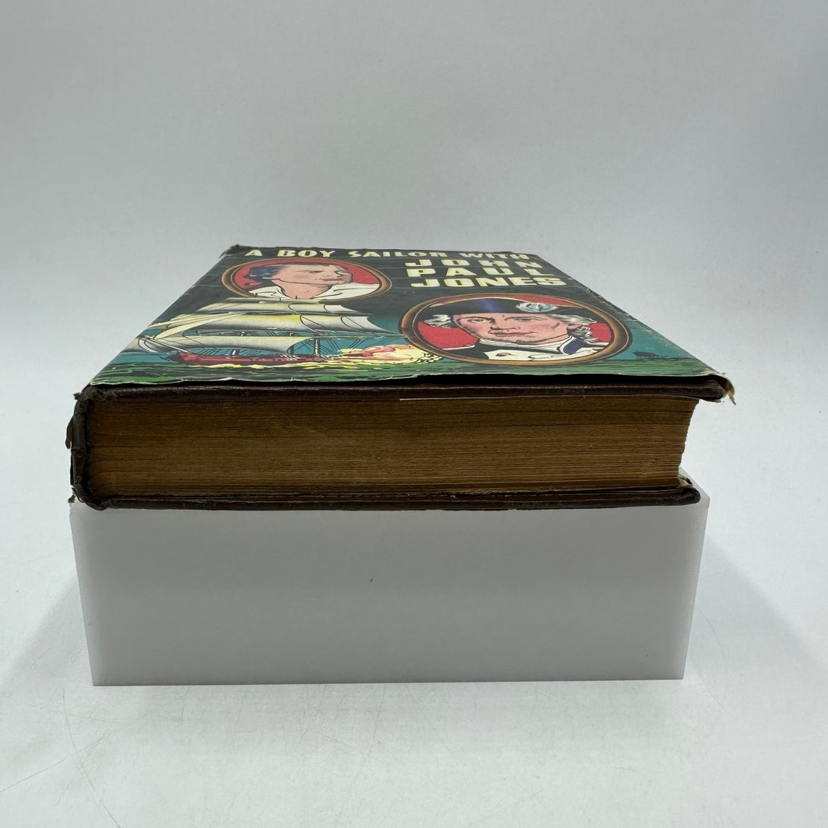 A Boy Sailor with John Paul Jones H. C. Thomas 1946 Illustrated Whitman