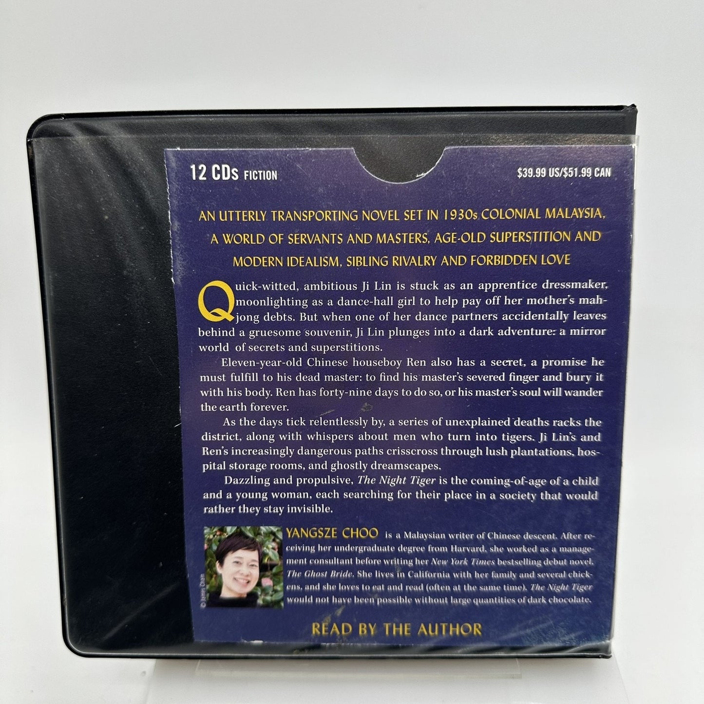 The Night Tiger by Yangsze Choo Audiobook 12 CD Set Unabridged Novel