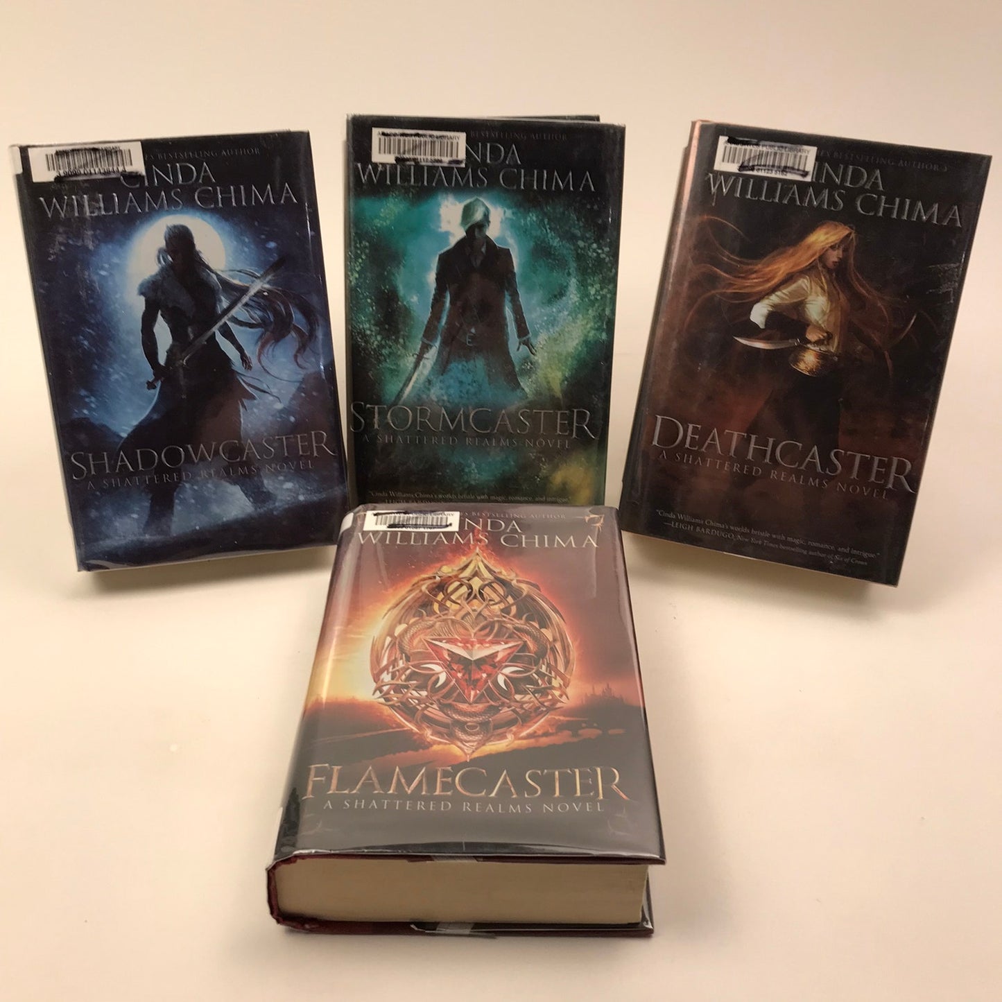 Shattered Realms Series Books 1-4 Hardcovers by Cinda Williams Chima YA Fantasy