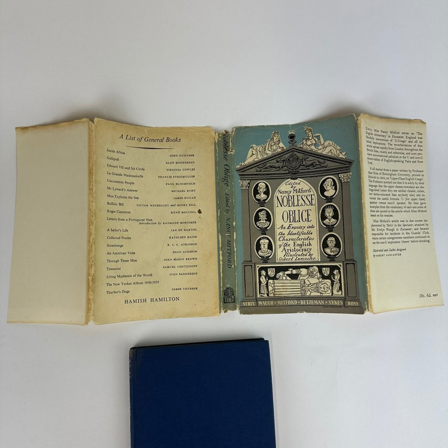 Noblesse Oblige Nancy Mitford 1956 1st Ed English Aristocracy Hamish Hamilton