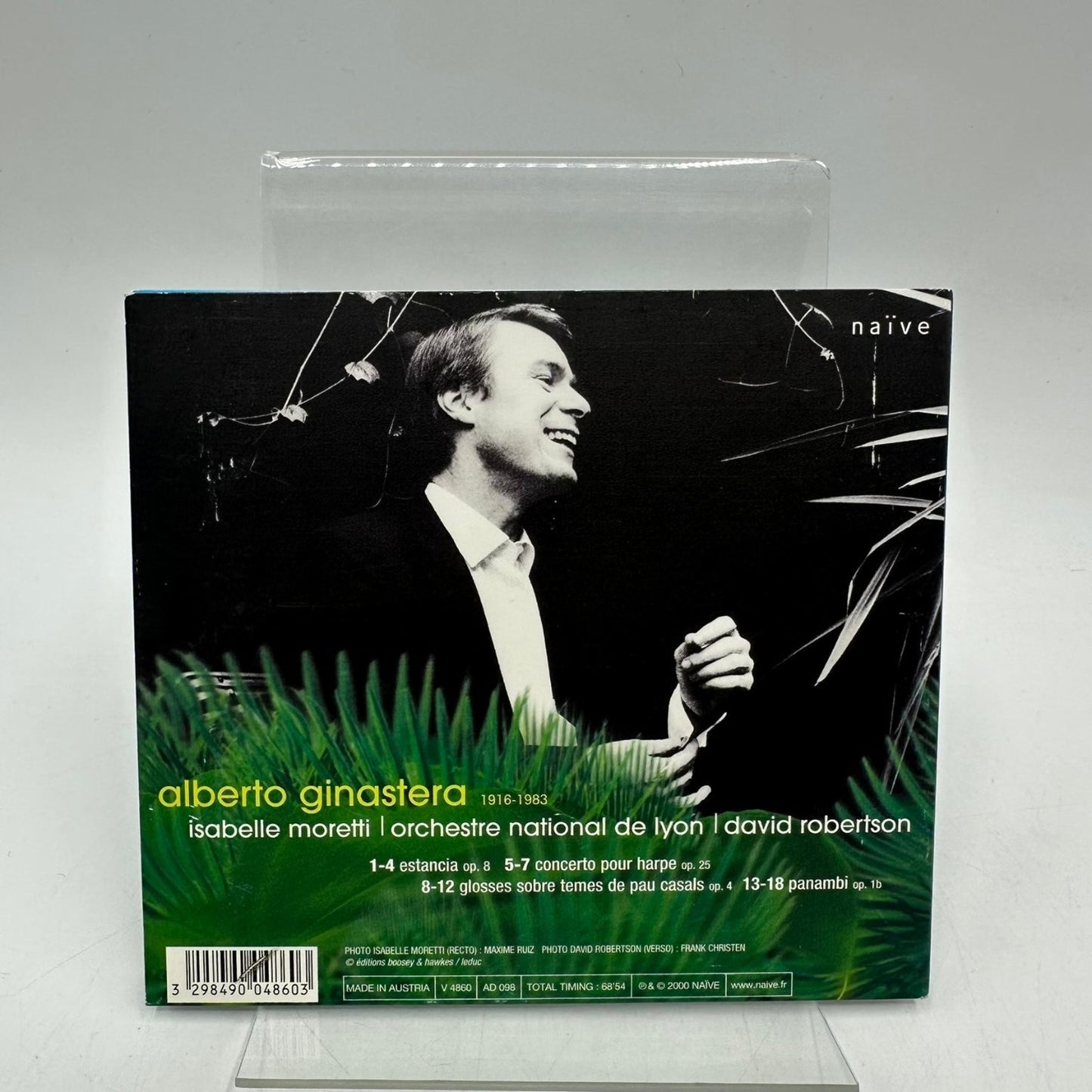 Ginastera – Estancia / Harp Concerto CD 2000 Classical Naïve Isabelle Moretti