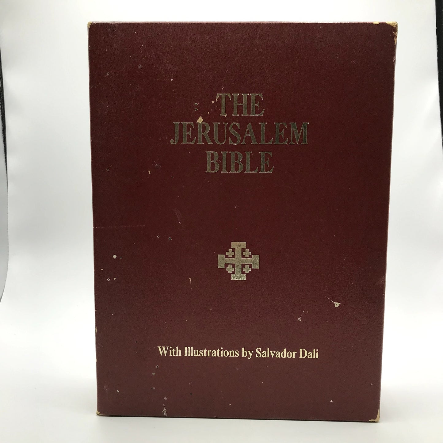 The Jerusalem Bible Illustrated Hardcover Religious Book Salvador Dali with Box