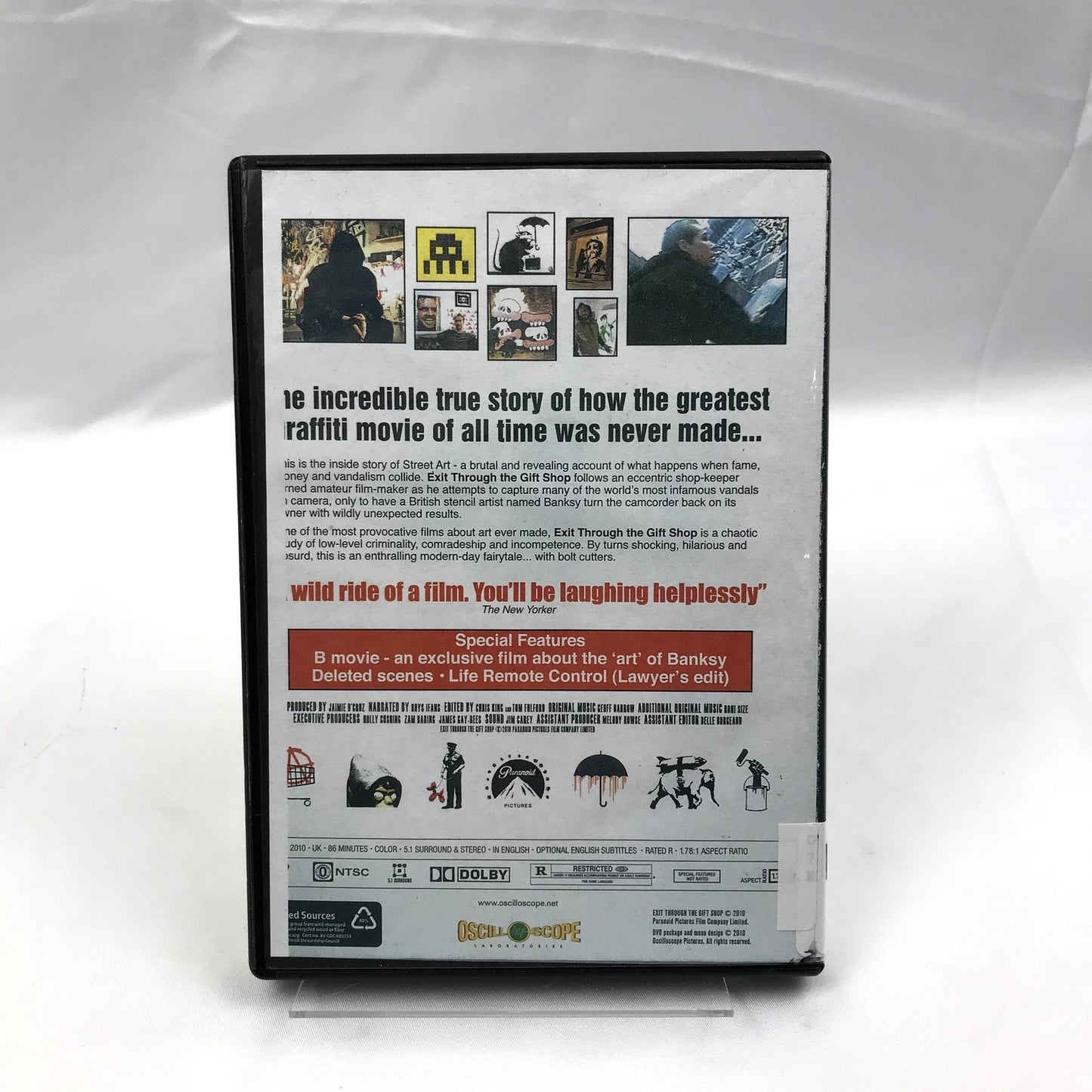 Exit Through the Gift Shop A Banksy Film DVD Documentary/Biography Ex-Library