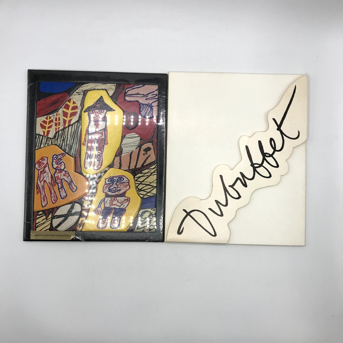 Jean Dubuffet Partitions Psycho-Sites Acrylic Exhibition Catalogue Litho Puzzle