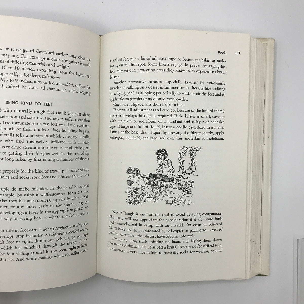 Backpacking: One Step at a Time Illustrated 1st Edition Book Harvey Manning 1972