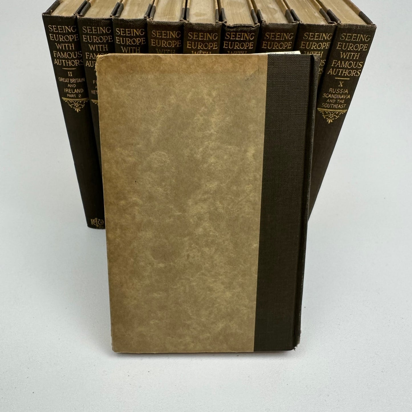 Seeing Europe with Famous Authors Complete 10 Volumes Literary Collection 1914