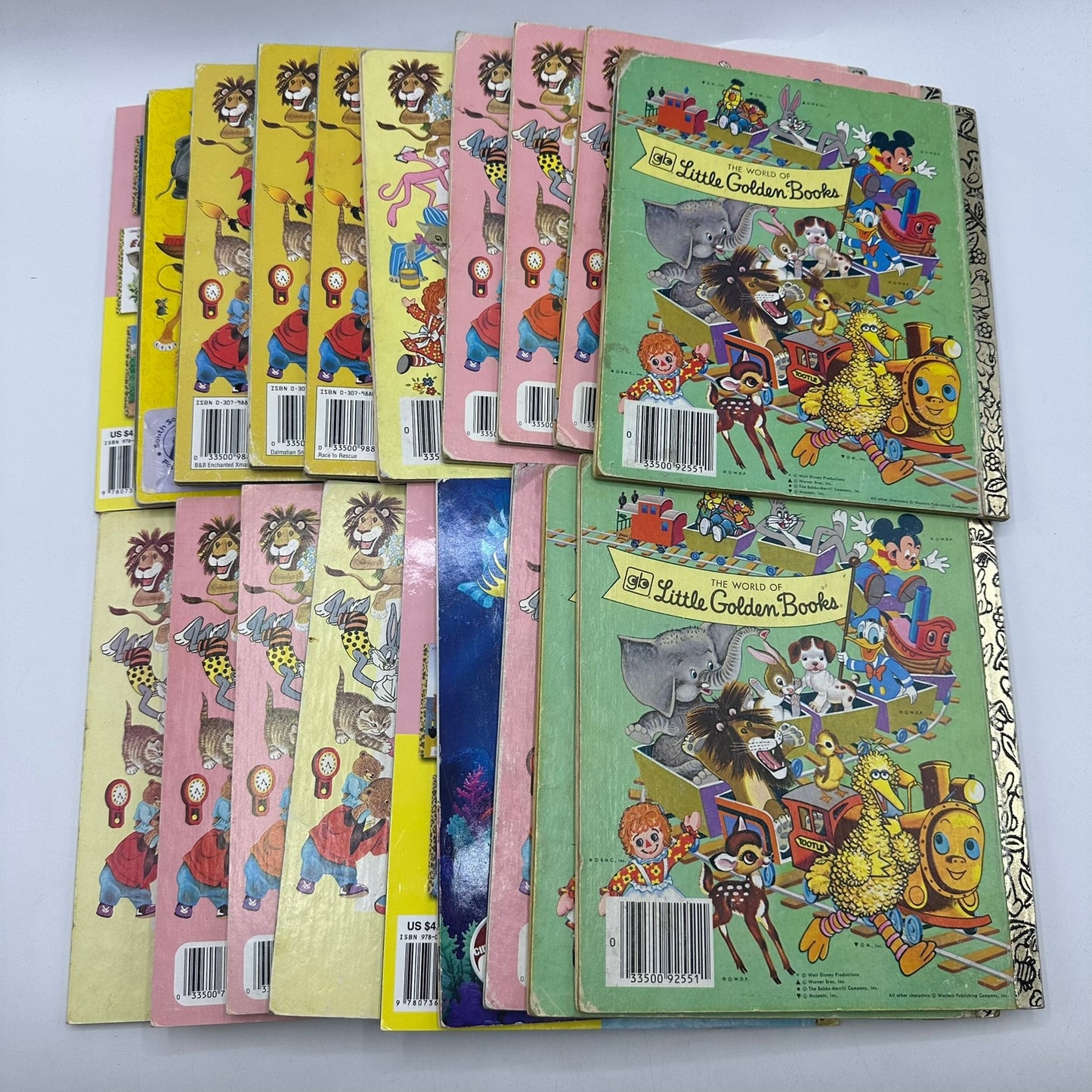 Disney Little Golden Books Lot of 19 Childrens Stories Fairy Tale Adventure