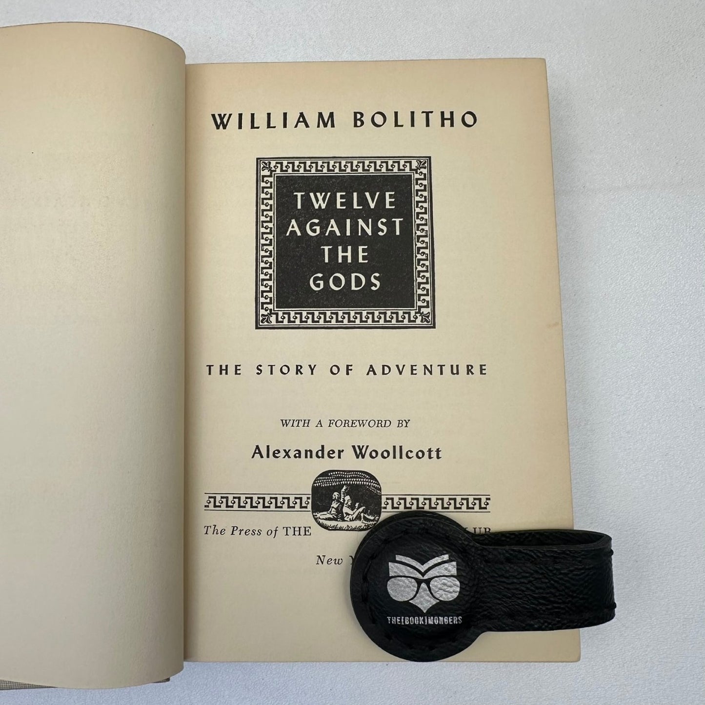 Twelve Against The Gods Bolitho 1941 Readers Club Special Edition Biography
