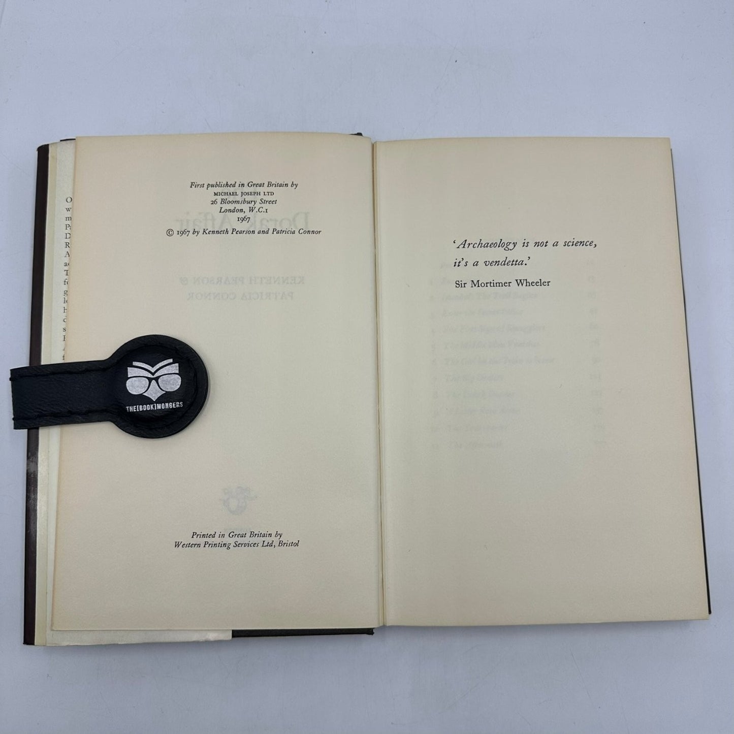 The Dorak Affair Pearson Connor 1977 First Edition Archaeology Michael Joseph