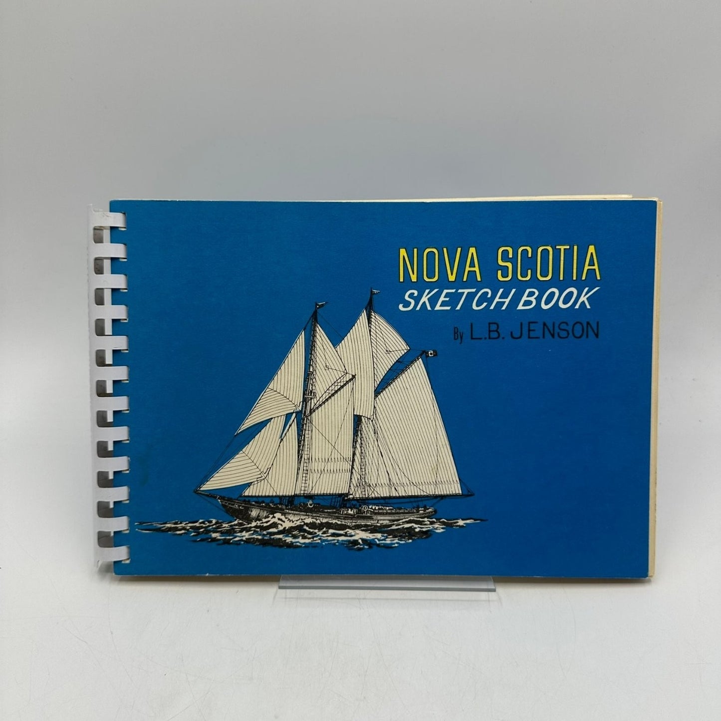 Nova Scotia Sketch Book L.B. Jenson 1974 Illustrated Travel History Petheric