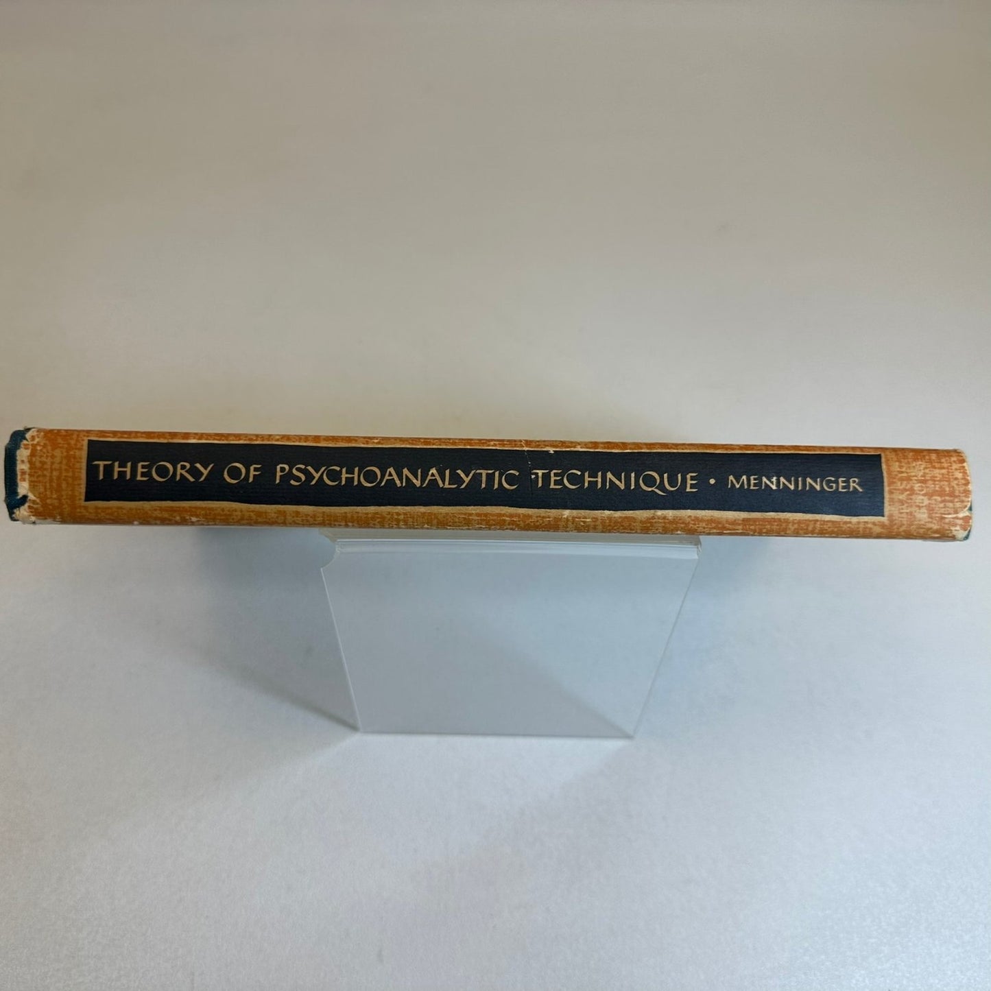 Theory of Psychoanalytic Technique Karl Menninger M.D. 1958 Psychoanalysis Basic