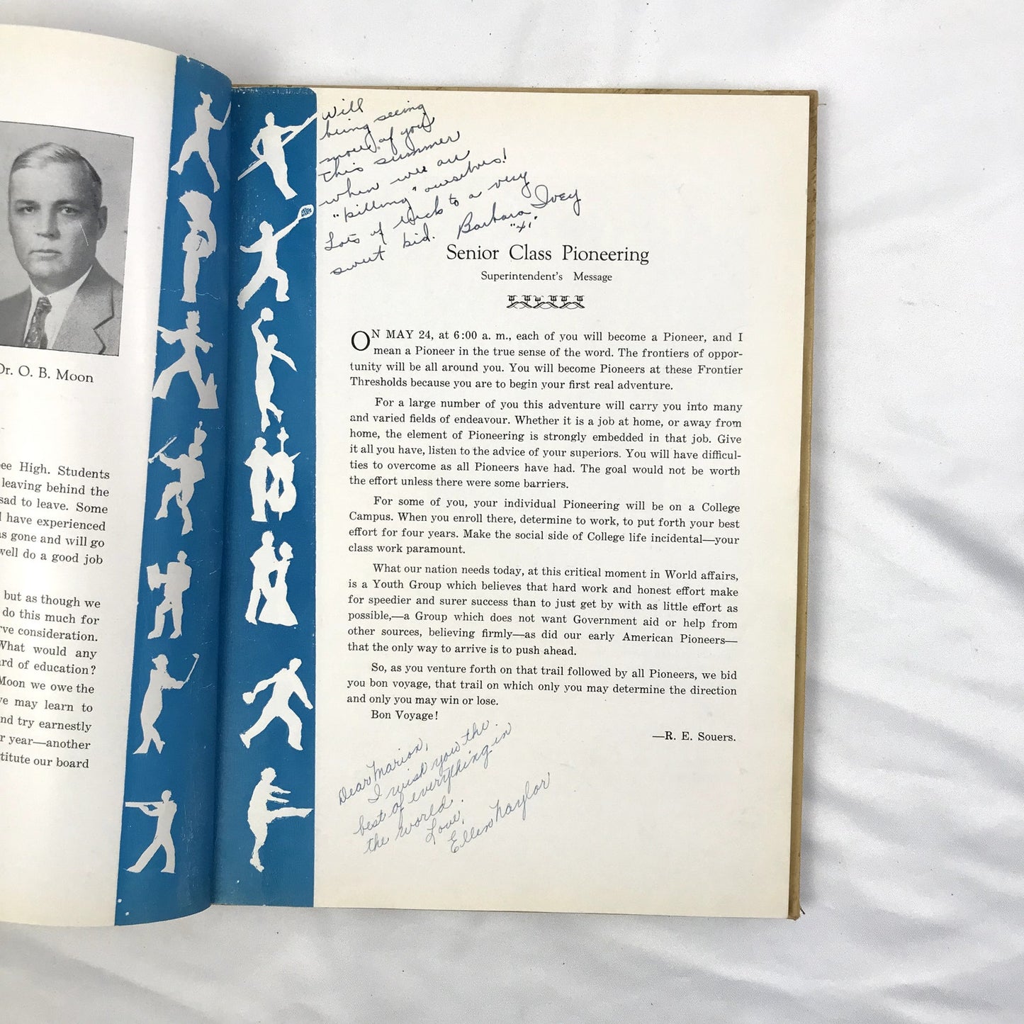 Bisbee High School Yearbook Arizona 1940 The Cuprite Hardcover Illustrated Book