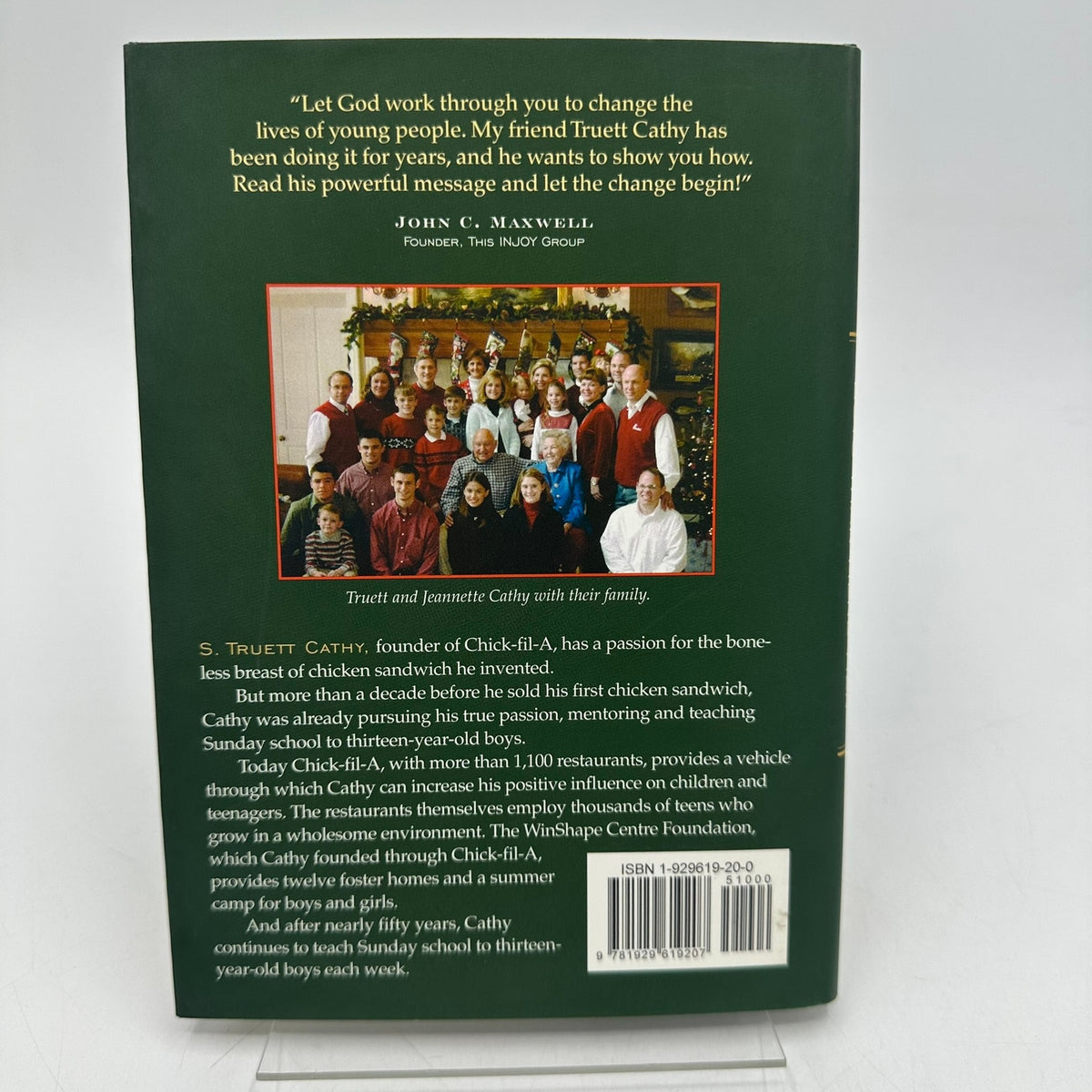 It's Better to Build Boys than Mend Men S Truett Cathy SIGNED Parenting Boys
