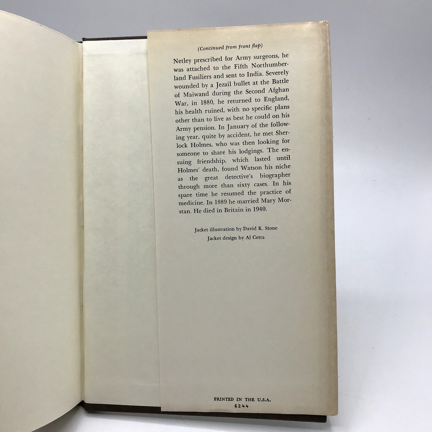 The Seven-Per-Cent Solution Hardcover Mystery Book by John Watson & Meyer 1974