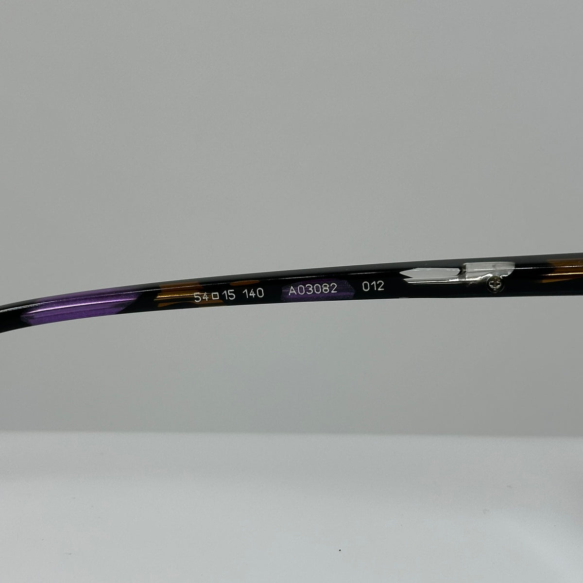 Alain Mikli A03082 012 Purple Stained Glass Womens Butterfly Frames 54-15-140