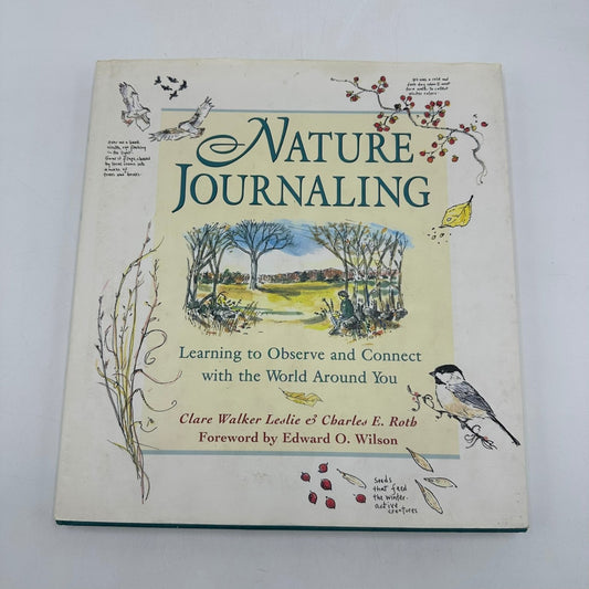 Nature Journaling Clare Leslie & Charles Roth 1999 Nature Study Art Storey Books