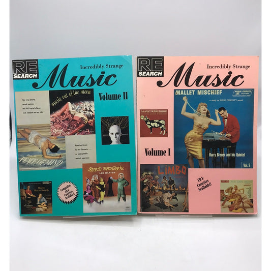 Incredibly Strange Music Volumes I and II Andrea Juno and V Vale Unusual Obscure
