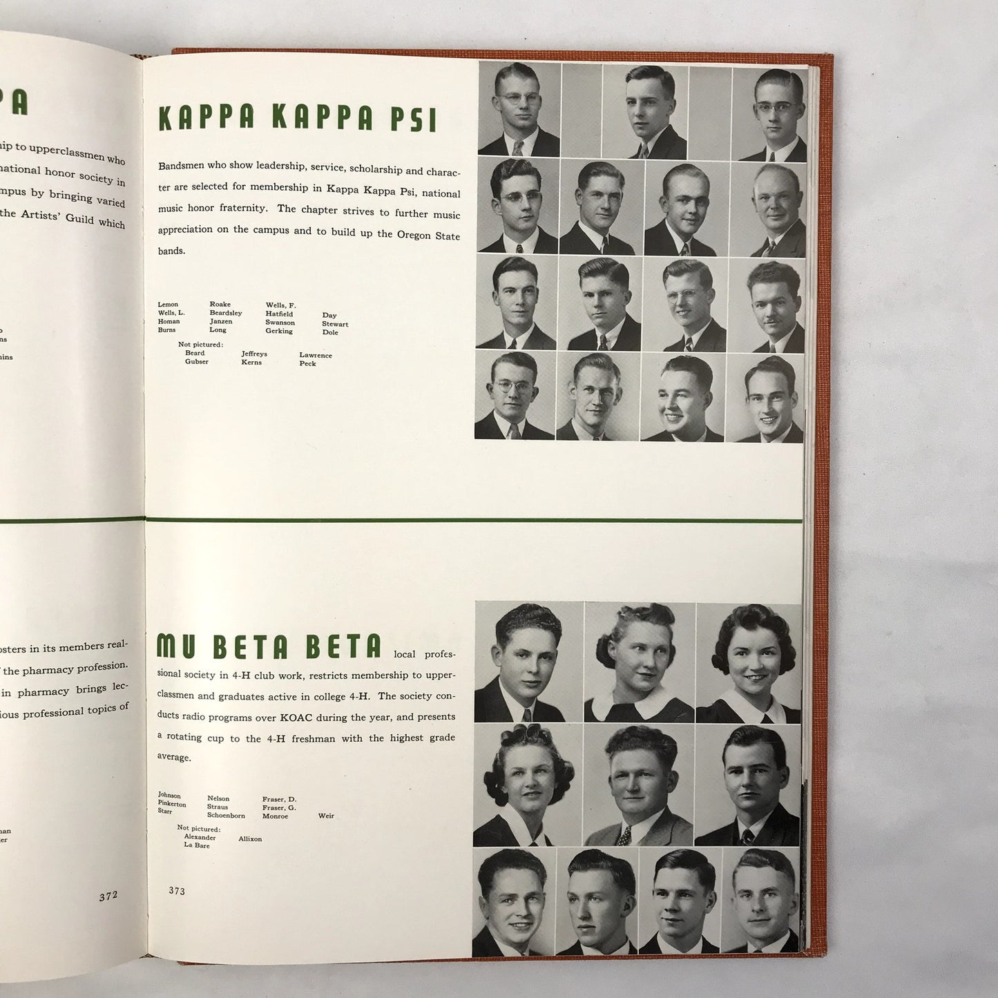 The Beaver 1939 Hardcover Yearbook Oregon State College Corvallis, OR