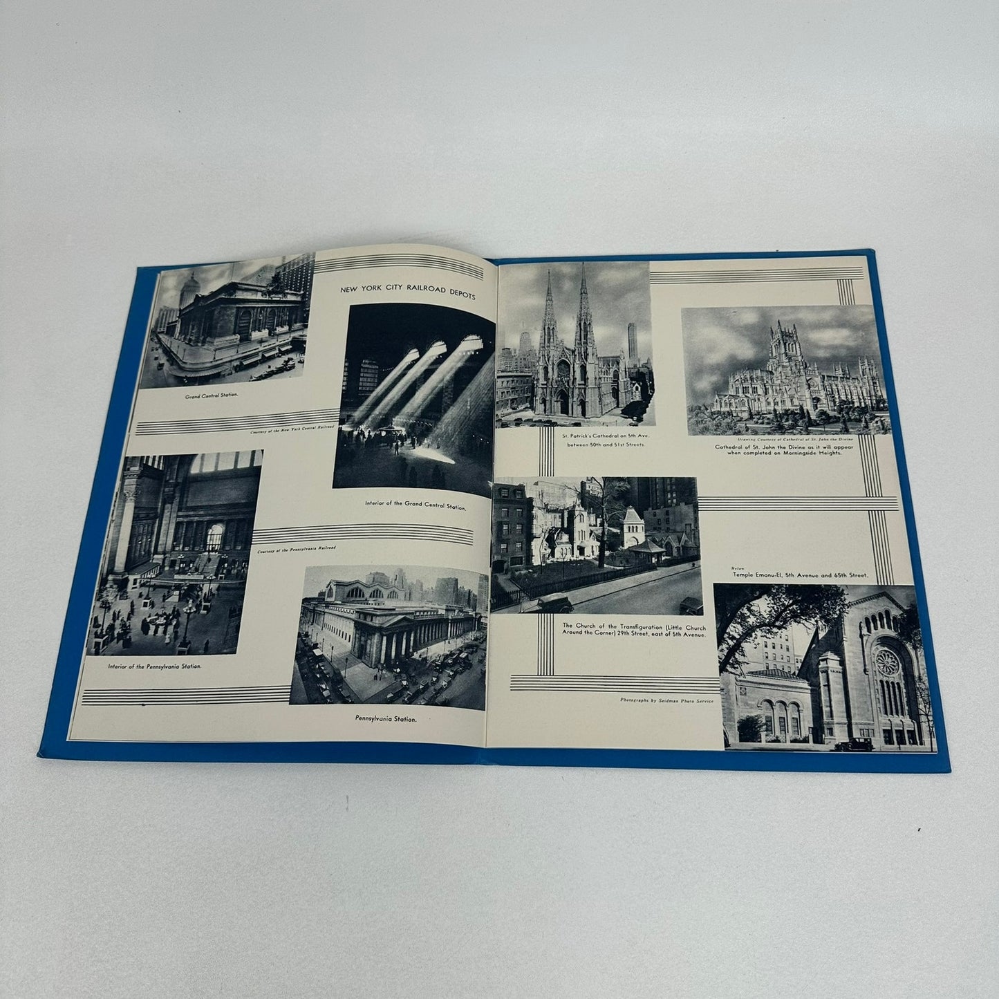 A Book of Modern Views of New York City Rockefeller Center History Photography