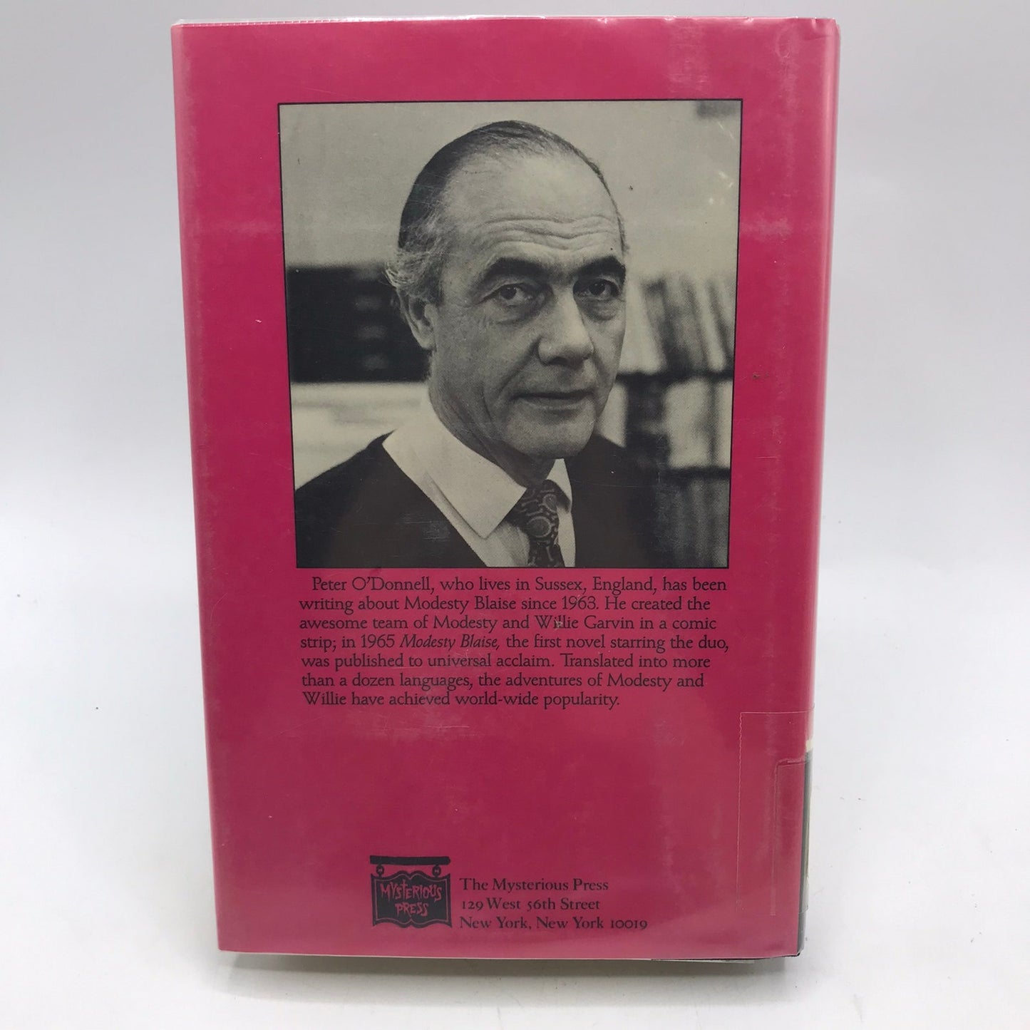 The Night of Morningstar Modesty Blaise Novel by Peter O'Donnell 1987 Hardcover