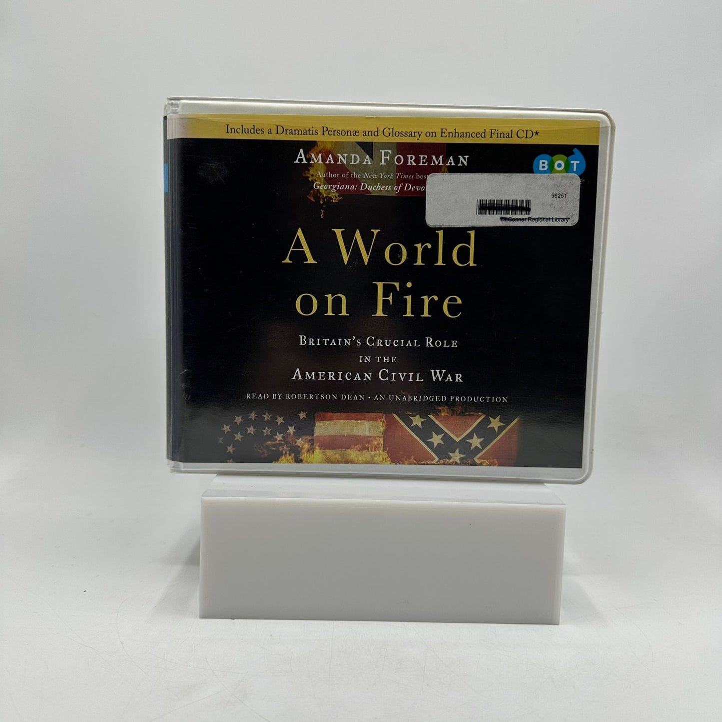 A World on Fire Britain's Crucial Role in the American Civil War Audio 26 CD Set