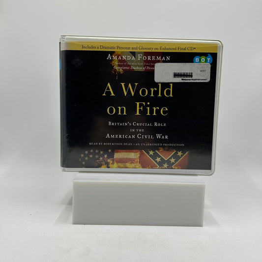 A World on Fire Britain's Crucial Role in the American Civil War Audio 26 CD Set