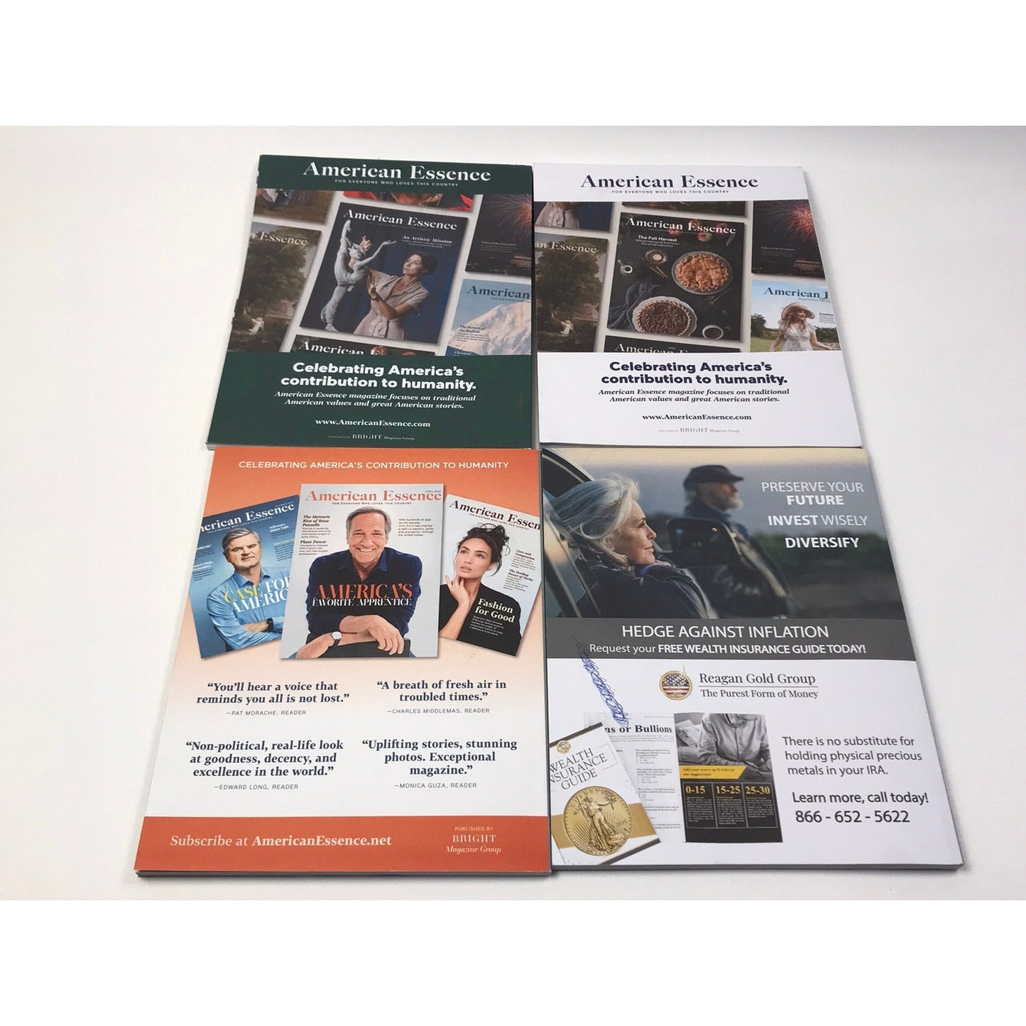 American Essence For Everyone Who Loves this Country Lot of 7 Lifestyle Magazine
