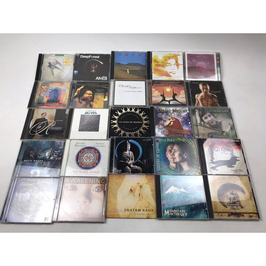 Meditation Relaxation New Age Spiritual Healing Mindfulness Music Lot of 25 CDs