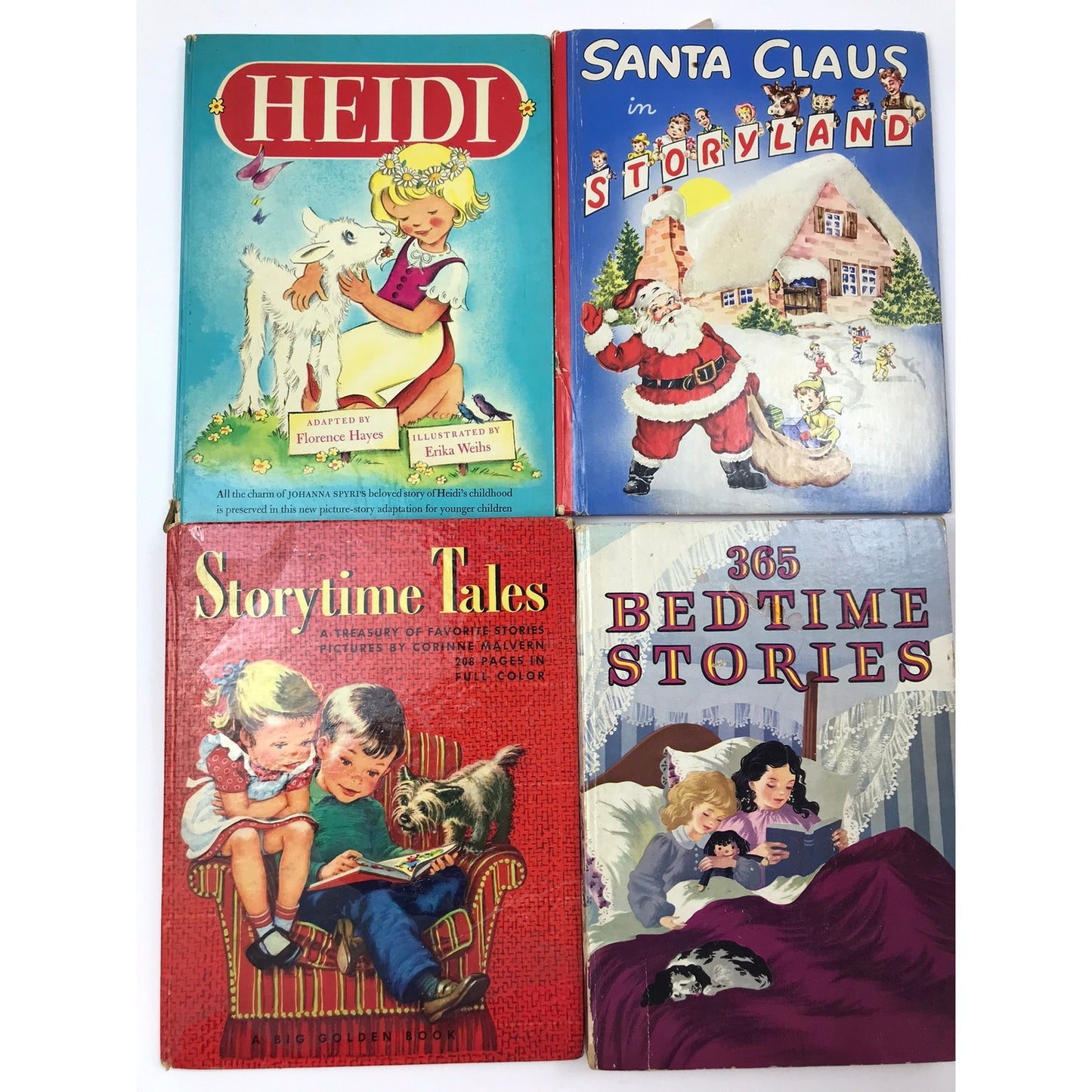 Heidi Santa Claus in Storyland Storytime Tales and 365 Bedtime Stories Lot of 4