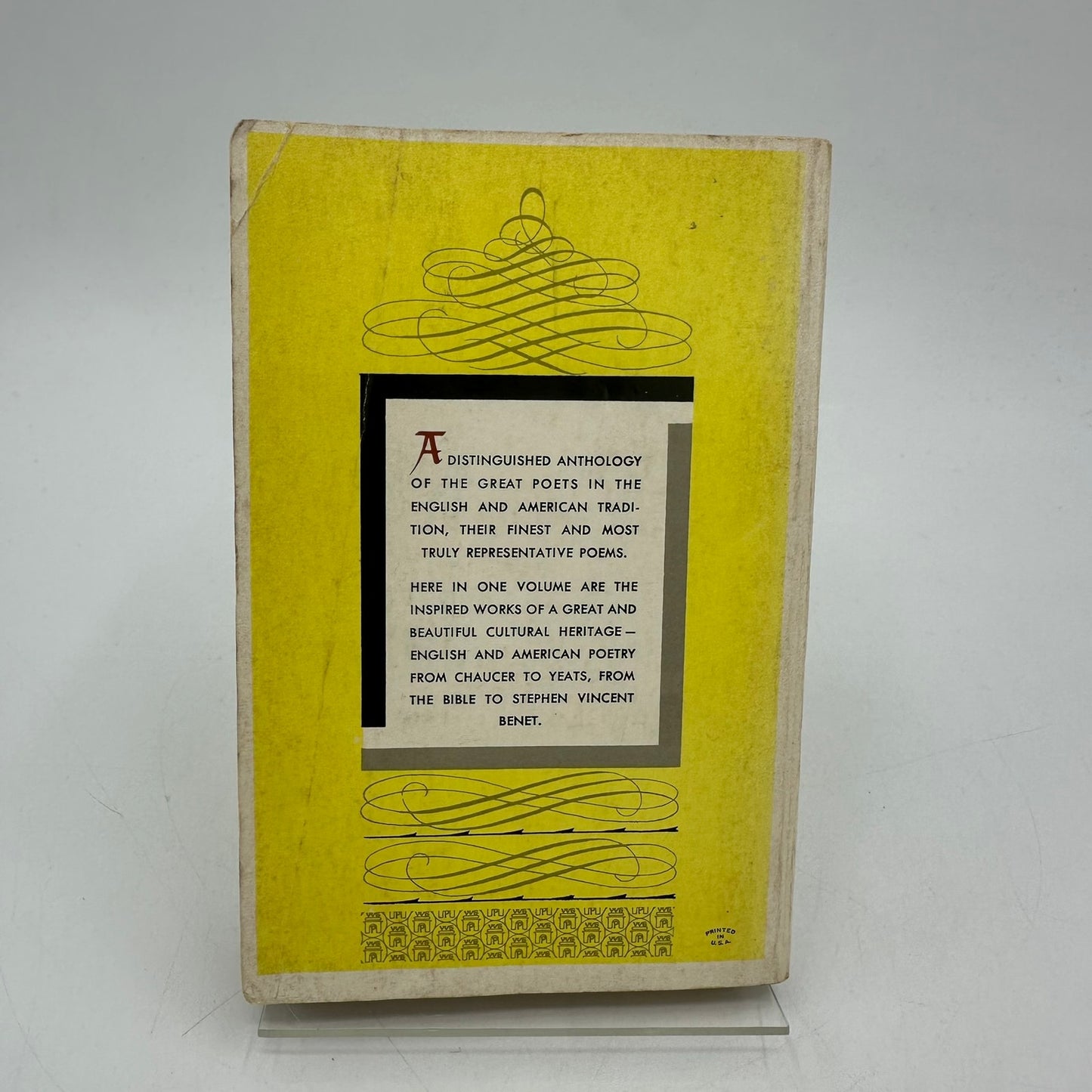 The Pocket Book of Verse Great English and American Poems M E Speare Anthology