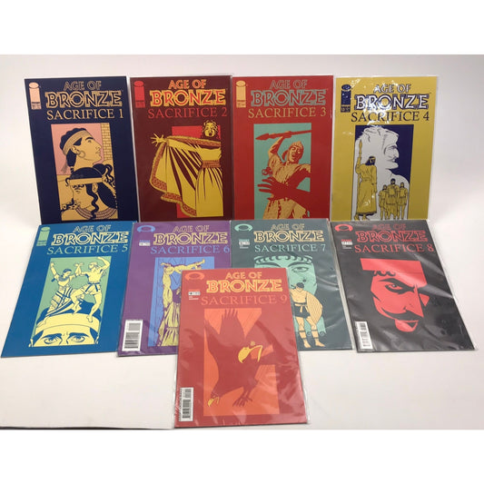 Age of Bronze Graphic Novels Volumes 10-18 Sacrifice 1-9 Historical Mythology