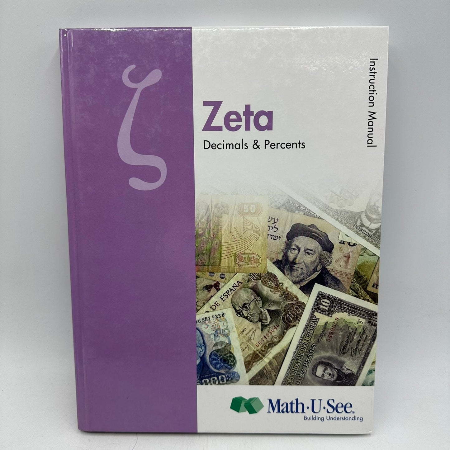 Zeta Decimals and Percents Math-U-See by Steven P Demme Curriculum Set Lot