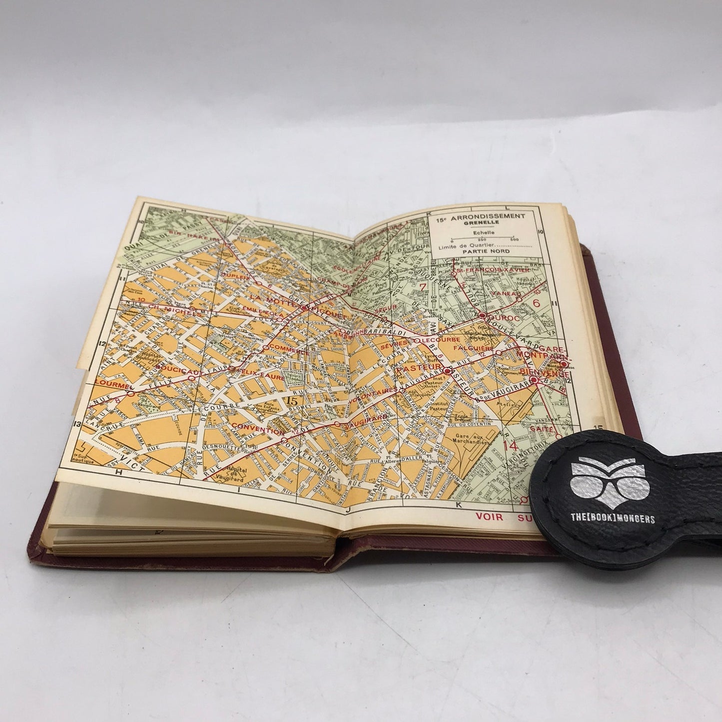 Plan de Paris par Arrondissement Pocket Guide Tourism Maps Travel Geography