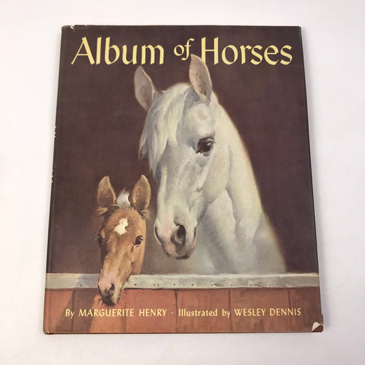Album of Horses Marguerite Henry Childrens Animal Breeds Nature Classics History
