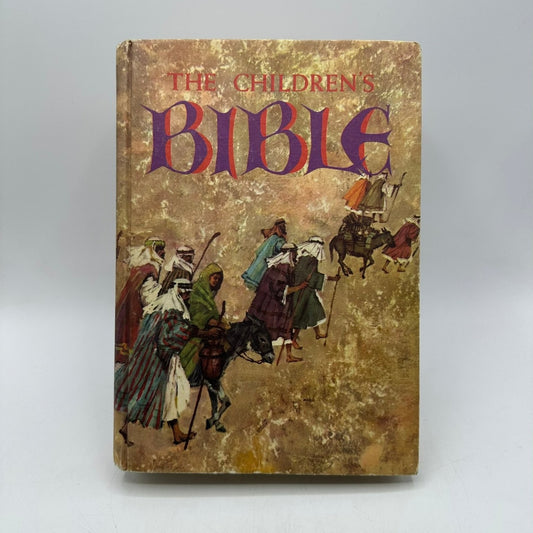 The Children's Illustrated Bible 1965 Golden Press Religion Faith Theology