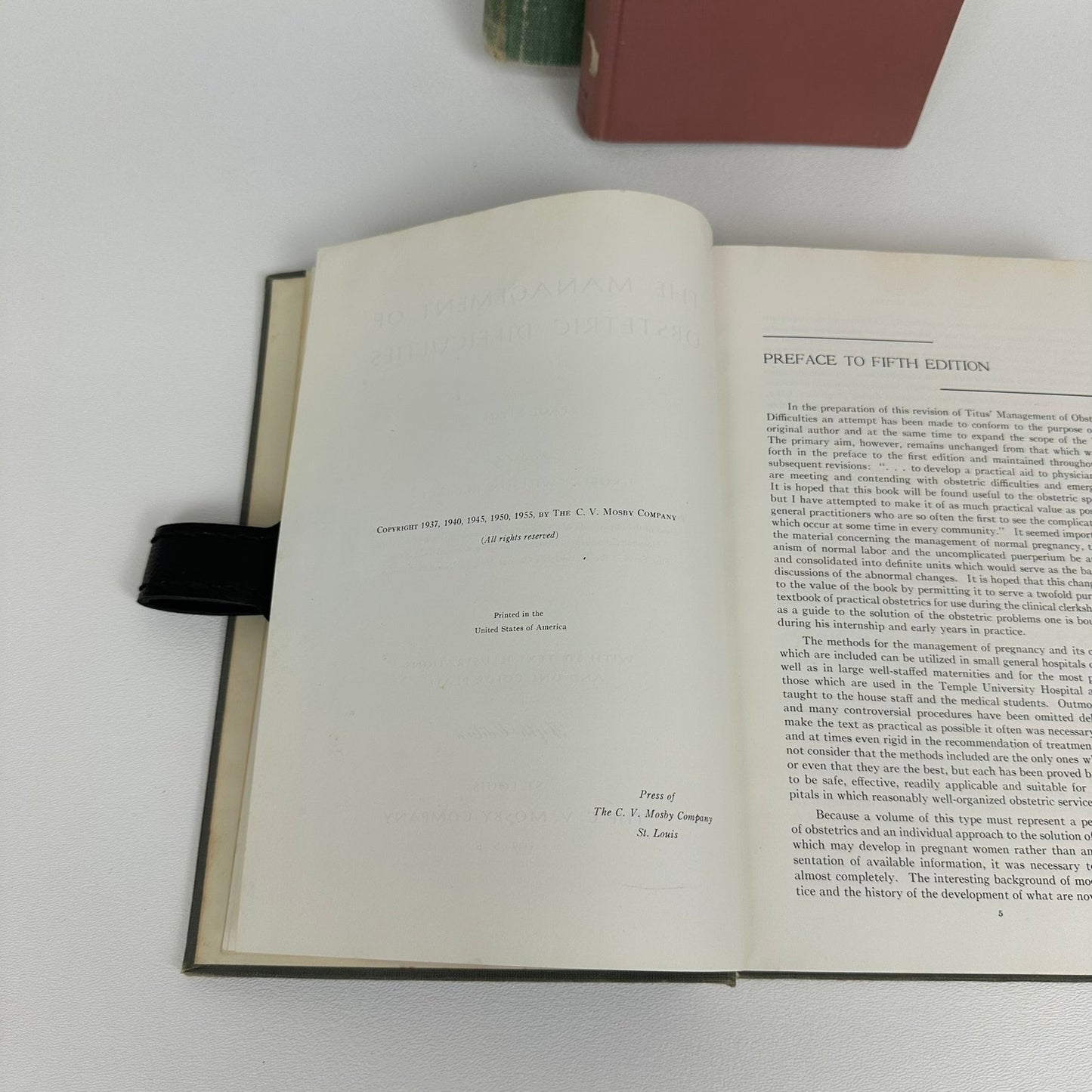 Obstetrics and Gynecology Lot of 3 J P Greenhill Paul Titus Medical Reference