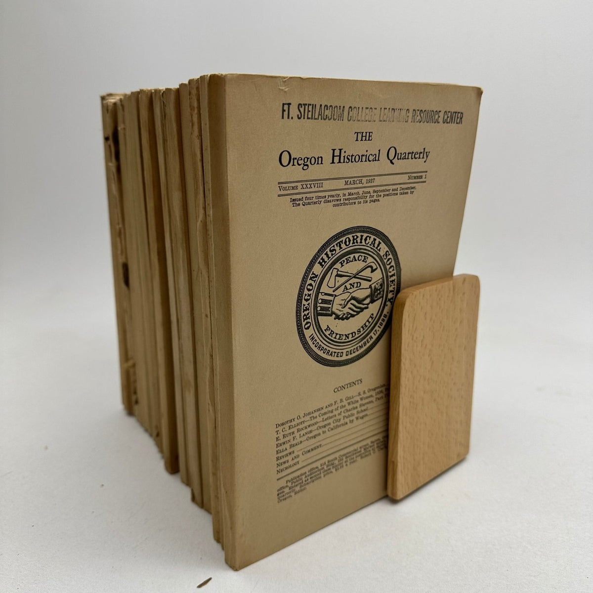 Oregon Historical Quarterly 1931-1937 Historical Society Journal 24 Periodicals