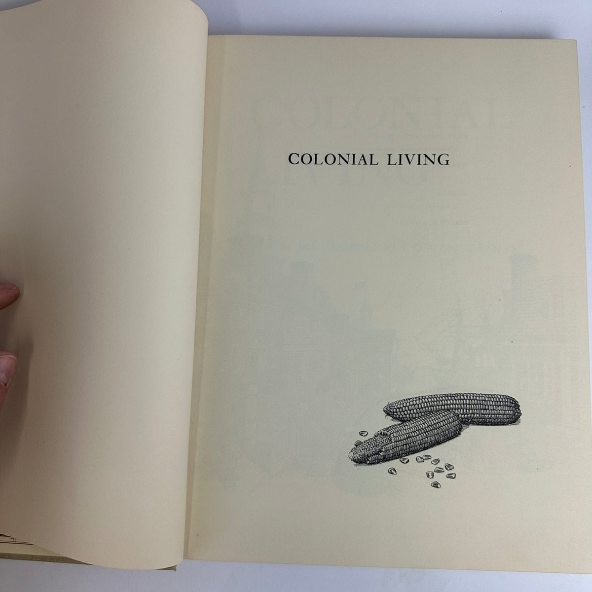 Colonial Living Edwin Tunis 1957 First Edition Illustrated Hardcover World Pub